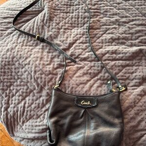 Coach Dark Leather Crossbody Bag